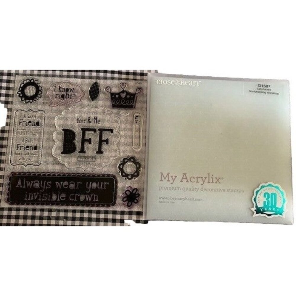 Close to My Heart Lollydoodle Scrapbooking Workshop Premium Clear Stamps D1587